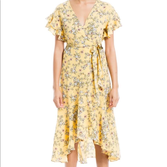 Hi Low Wrap Dress - Picture 1 of 6